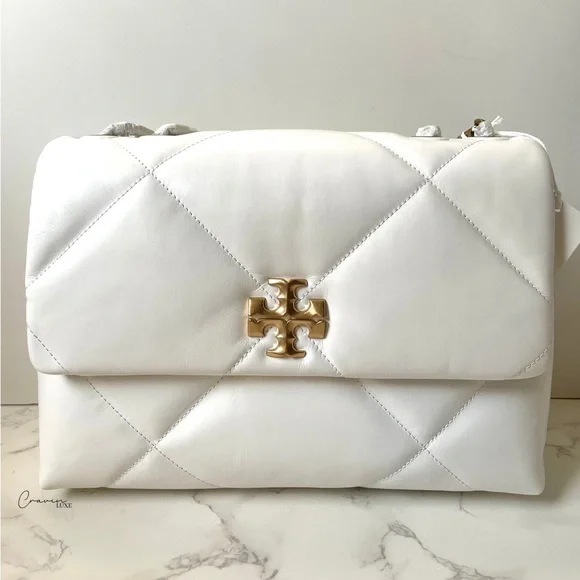 New Tory Burch Kira Diamond Quilt Large Convertible Shoulder Bag - Picture 3 of 12